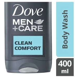 Dove Men+Care Clean Comfort Body and Face Wash 400ml