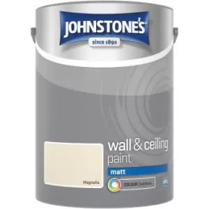 Johnstones - Johnstone's Wall & Ceiling Magnolia Matt 5L Paint - Magnolia