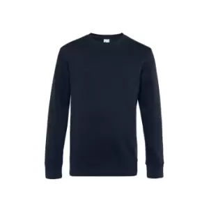 B&C Mens King Crew Neck Sweater (XS) (Navy Blue)