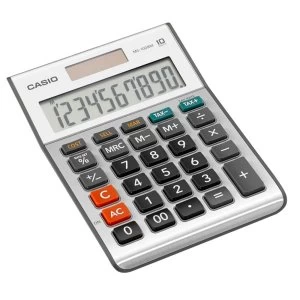 Casio MS100BM-S 10 Digit Desk Calculator with Tax Calculations