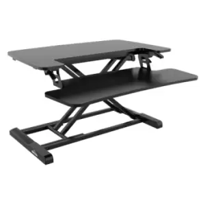 Dellonda 71cm Height Adjustable Standing Desk Converter, 50cm Max Height, 15kg Capacity