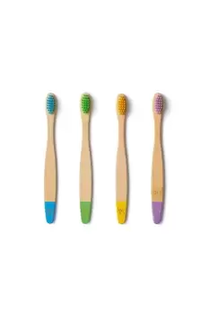 Bamboo Toothbrushes Child 4 Pack