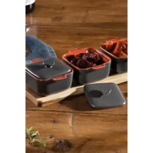 Hairy Bikers Serving Tray with Three Mini Square Casserole Dishes