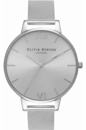 Ladies Olivia Burton Big Dial Mesh Bracelet Watch OB16BD104