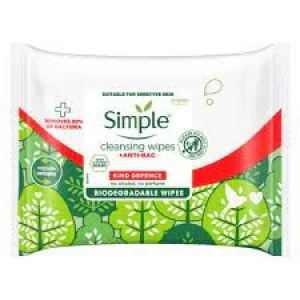 Simple Antibac Biodegradable Wipes 20s