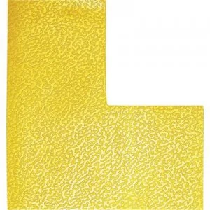Durable 170204 Position marking Form -L- Signal yellow 10 pc(s) (L x W x H) 100 x 100 x 0.7 mm