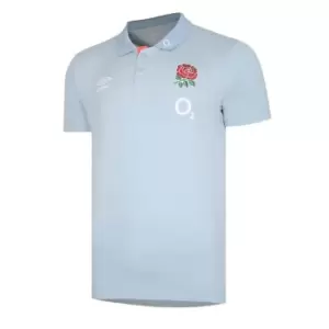 Umbro England Rugby Polo Shirt Mens - Blue