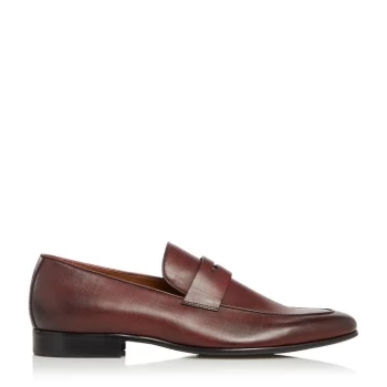 Dune London Squash Penny Loafers - Red - 819