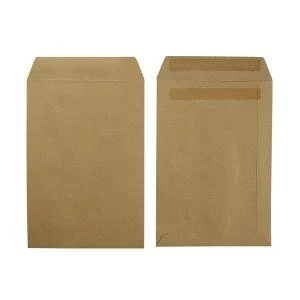 Office 254mm x 178mm Envelopes Recycled Pocket Self Seal 115gsm