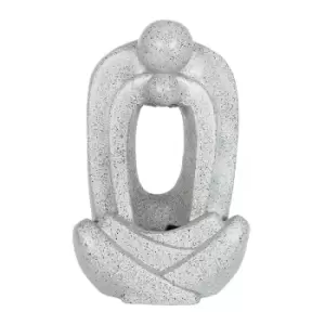 Stylish Fountain Zen Pour Garden Water Feature with LEDs