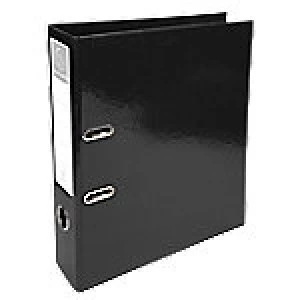 Exacompta Conventional file folder 53621E 70 mm Pressboard 2 ring A4 Black 10 Pieces