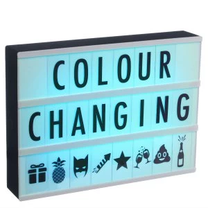 Gingersnap A4 Colour Changing Light Box with Letters