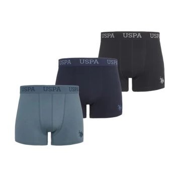 US Polo Assn 3 Pack Boxers - Blue