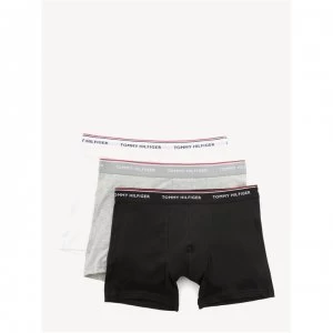 Tommy Bodywear 3 Pack Boxers - Wht/Gry/Blk