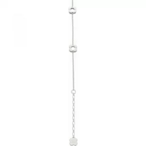 Ladies Orla Kiely Sterling Silver Flower Long Necklace