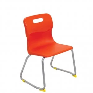 TC Office Titan Skid Base Chair Size 3, Orange