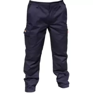 Result - Mens Stretch Work Trousers / Pants (32 Inch Leg Length) (32") (Navy Blue) - Navy Blue