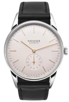 Nomos Glashutte Watch Orion Rose Sapphire Crystal