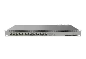 Mikrotik RB1100AHx4 wired Router Gigabit Ethernet Stainless steel (RB1100X4)