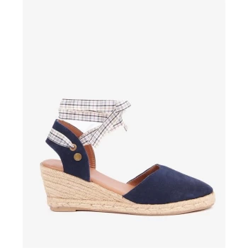 Barbour Whitney Wedge Sandals - Blue