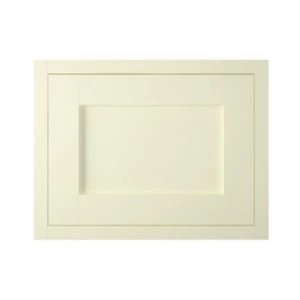 IT Kitchens Holywell Ivory Style Framed Fixed frame integrated extractor fan door W600mm