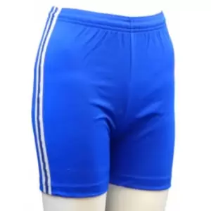 Carta Sport Womens/Ladies Stripe Shorts (24R) (Royal Blue/White)