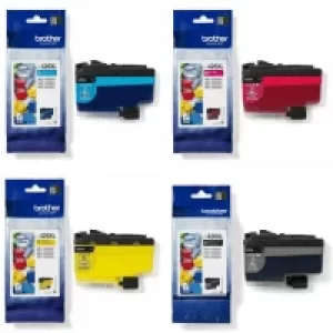 Brother LC426XL High Capacity Black and Colour Ink Cartridge 4 Pack (Original)