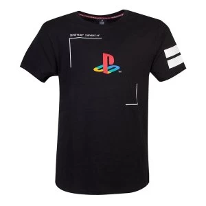 Sony Playstation Tech19 Mens X-Large T-Shirt - Black