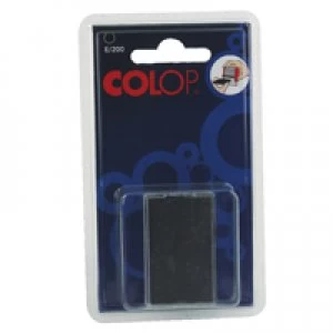 Colop E200 Replacement Stamp Pad Black Pack of 2 E200BK