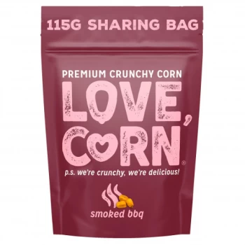 Love Corn Premium Crunchy Corn - BBQ - 115g x 6