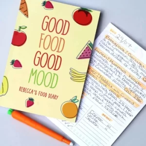 Personalised Softback A5 Food Diary