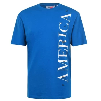 Perry Ellis Classic Logo T Shirt - Blue