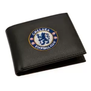 Chelsea FC Embroidered Wallet (One Size) (Black)