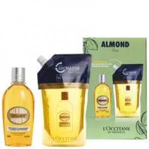 L'Occitane Almond Shower Oil and Refill Duo