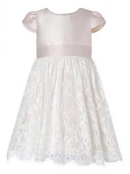 Monsoon Baby Girls Lace Bridesmaid Dress - Pink, Size 6-12 Months