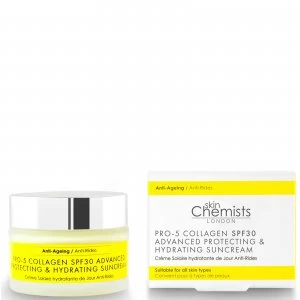 skinChemists London Pro-5 Collagen SPF30 Advanced Anti Ageing Protecting and Hydrating Sun Cream 50ml