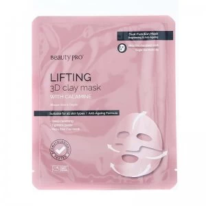 BeautyPro Lifting 3D Clay Sheet Mask With Calamine