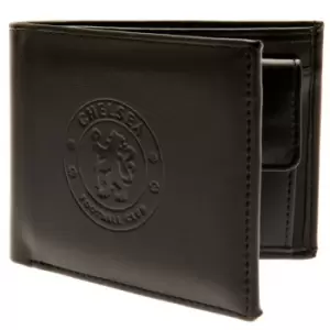 Chelsea FC Debossed Wallet (One Size) (Black)