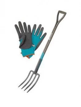 Gardena Natureline Fork + Free Gloves