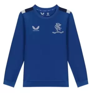 Castore Rangers FC Training Sweatshirt Junior Boys - Blue