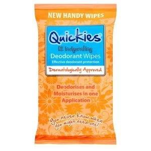 Quickies Deodorant Wipes X12