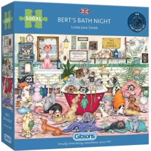 Bert's Bath Night Jigsaw Puzzle - 500 Extra Large Pieces