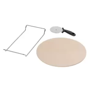 Tala 32cm Pizza Stone with Pizza Cutter