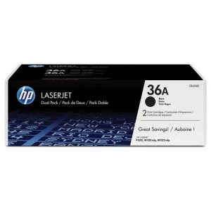 HP 36A Black Laser Toner Ink Cartridge