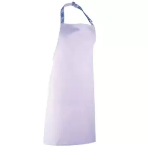 Premier 'colours' Bib Apron / Workwear (pack Of 2) (one Size, Lilac)