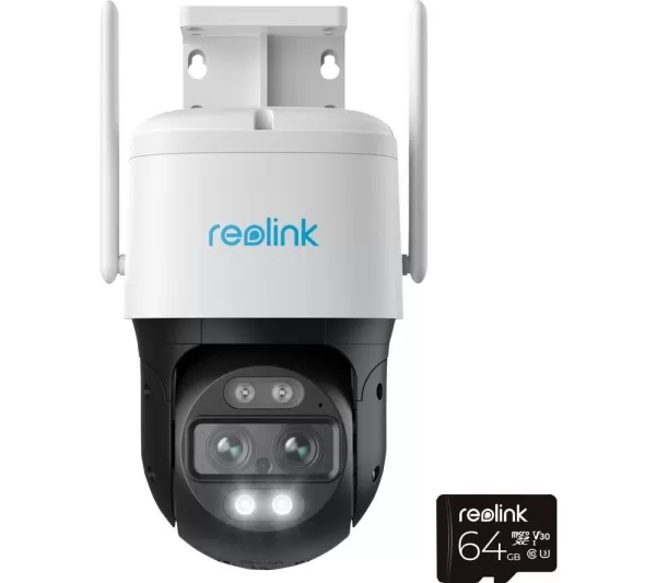 REOLINK TrackMix Auto PTZ 2-lens 4K Ultra HD WiFi Security Camera - White