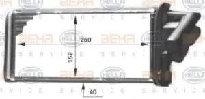 Behr Heat Exchanger 8FH351311-714 w/ Gasket Seal Screws Replaces 8FH351311-711