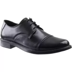 Amblers Mens Bristol Safety Lace Up Leather Shoes (8 UK) (Black)