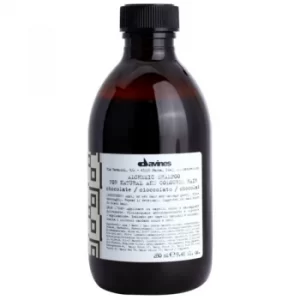 Davines Alchemic Chocolate Shampoo for Hair Color Enhancement 280ml