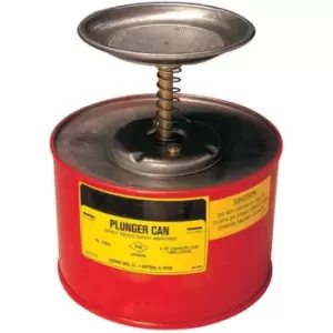 Justrite 1.0 litre Plunger Cans for flammable liquids